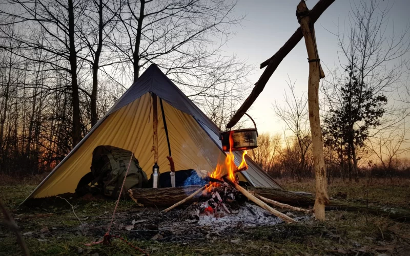 Bushmen Camp Quilt GLOW™ 5 Camping Decke und Schlafsack Kälteschutz bis 5  Grad