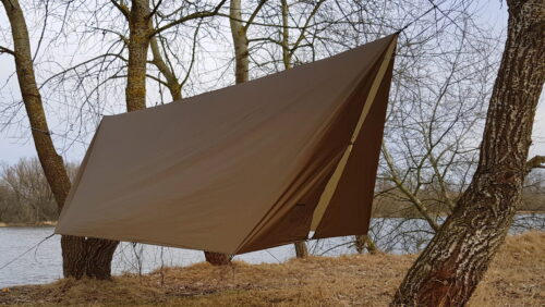 Tarp ultralight as a hammock tent